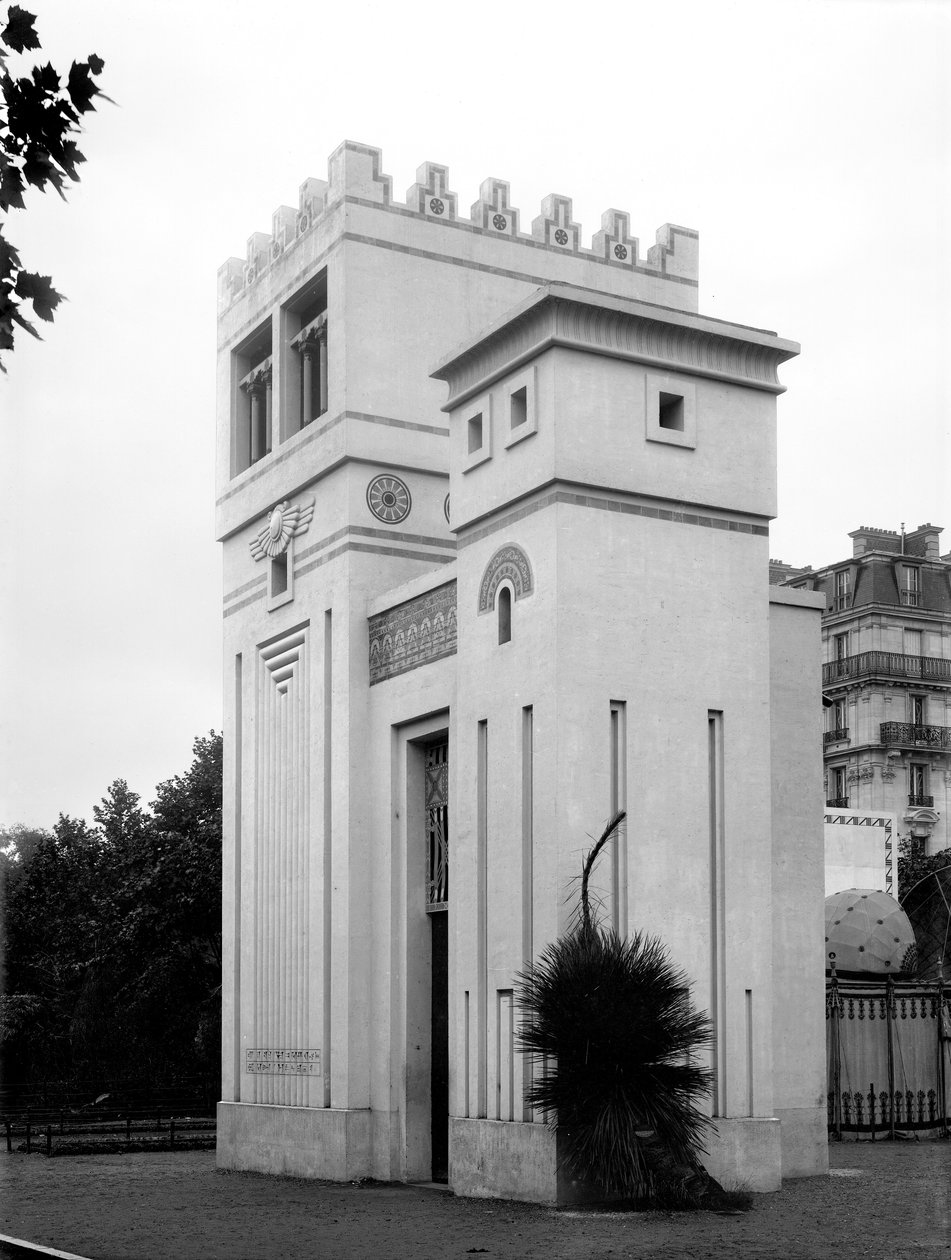 Asur Evi, Evrensel Sergi, Paris, 1889 by Adolphe Giraudon