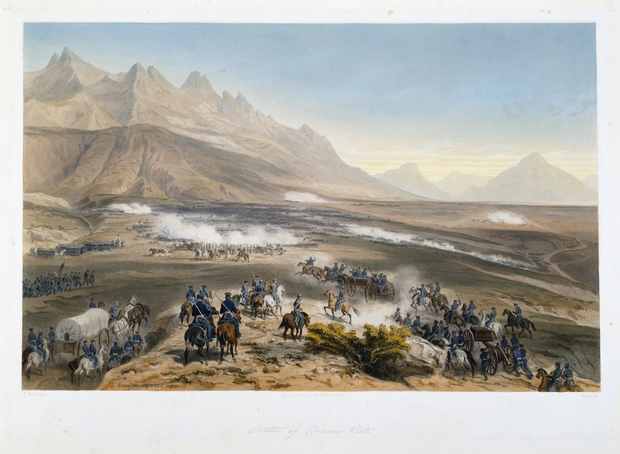 Buena Vista Savaşı by Adolphe Jean Baptiste Bayot