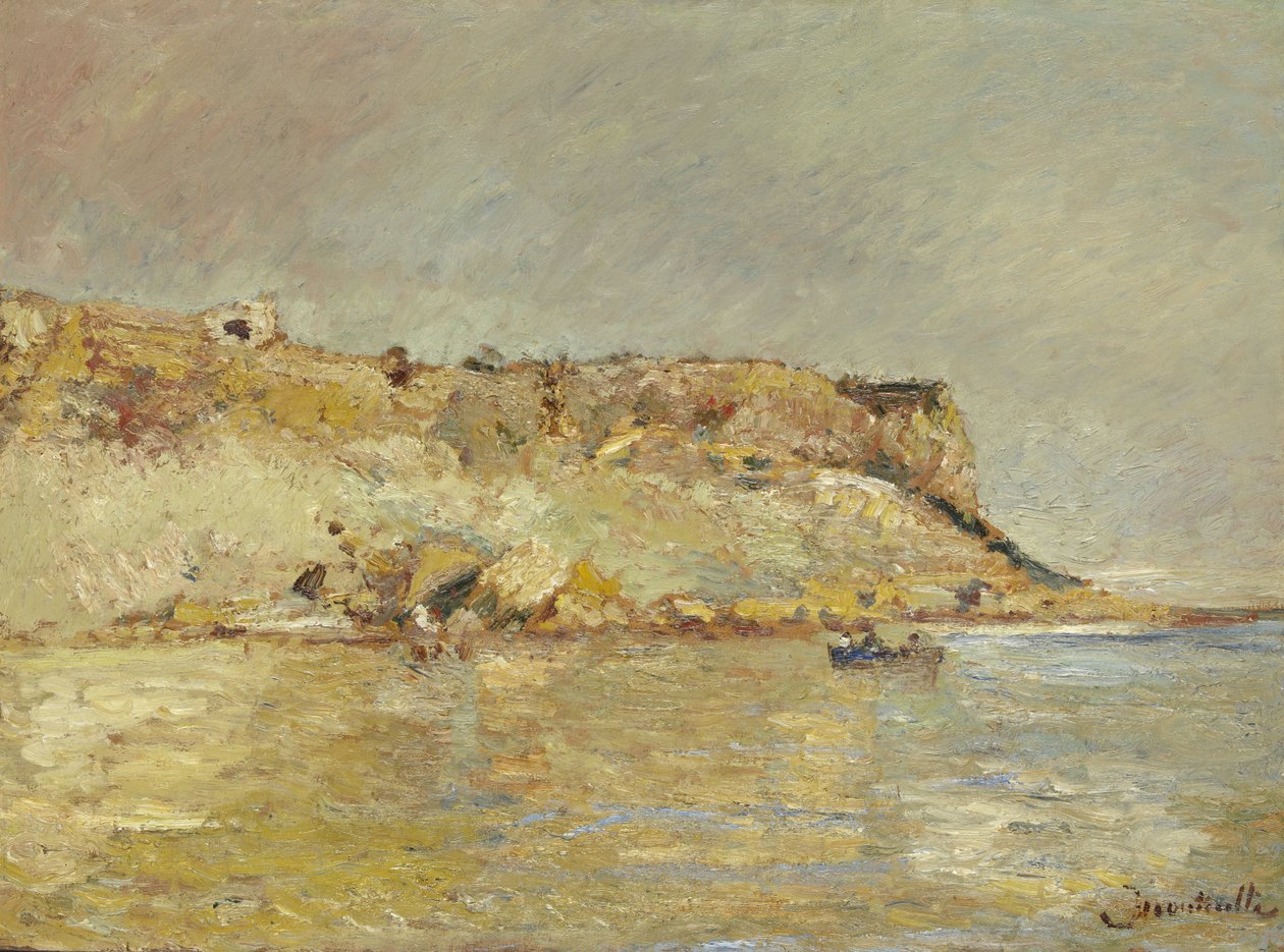 kıyı dağları by Adolphe Joseph Thomas Monticelli