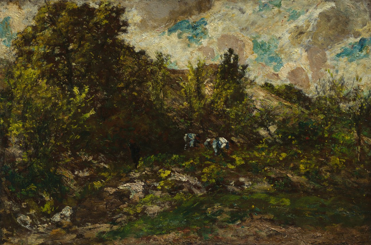 Sonbahar, ç. 1867-1869. by Adolphe Joseph Thomas Monticelli