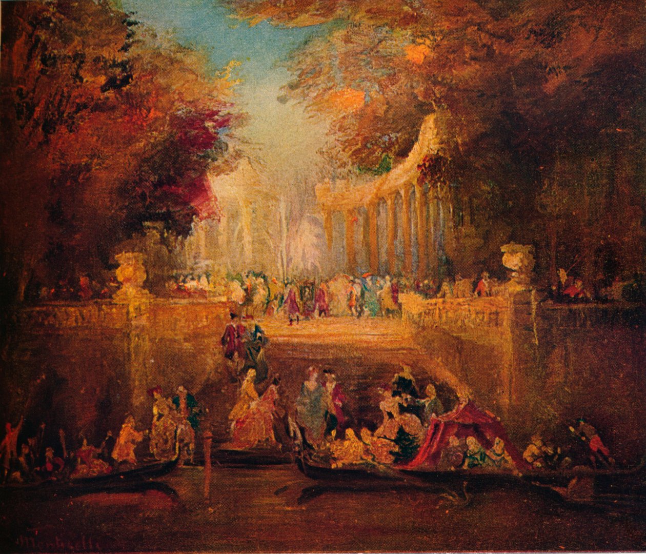 Fete Champetre, c1870 by Adolphe Joseph Thomas Monticelli