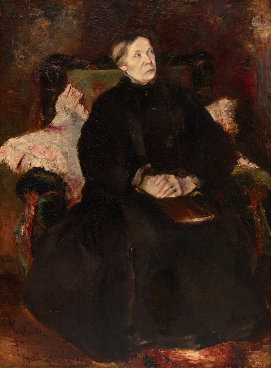 Bir Hanımefendinin Portresi, 187079. by Adolphe Monticelli
