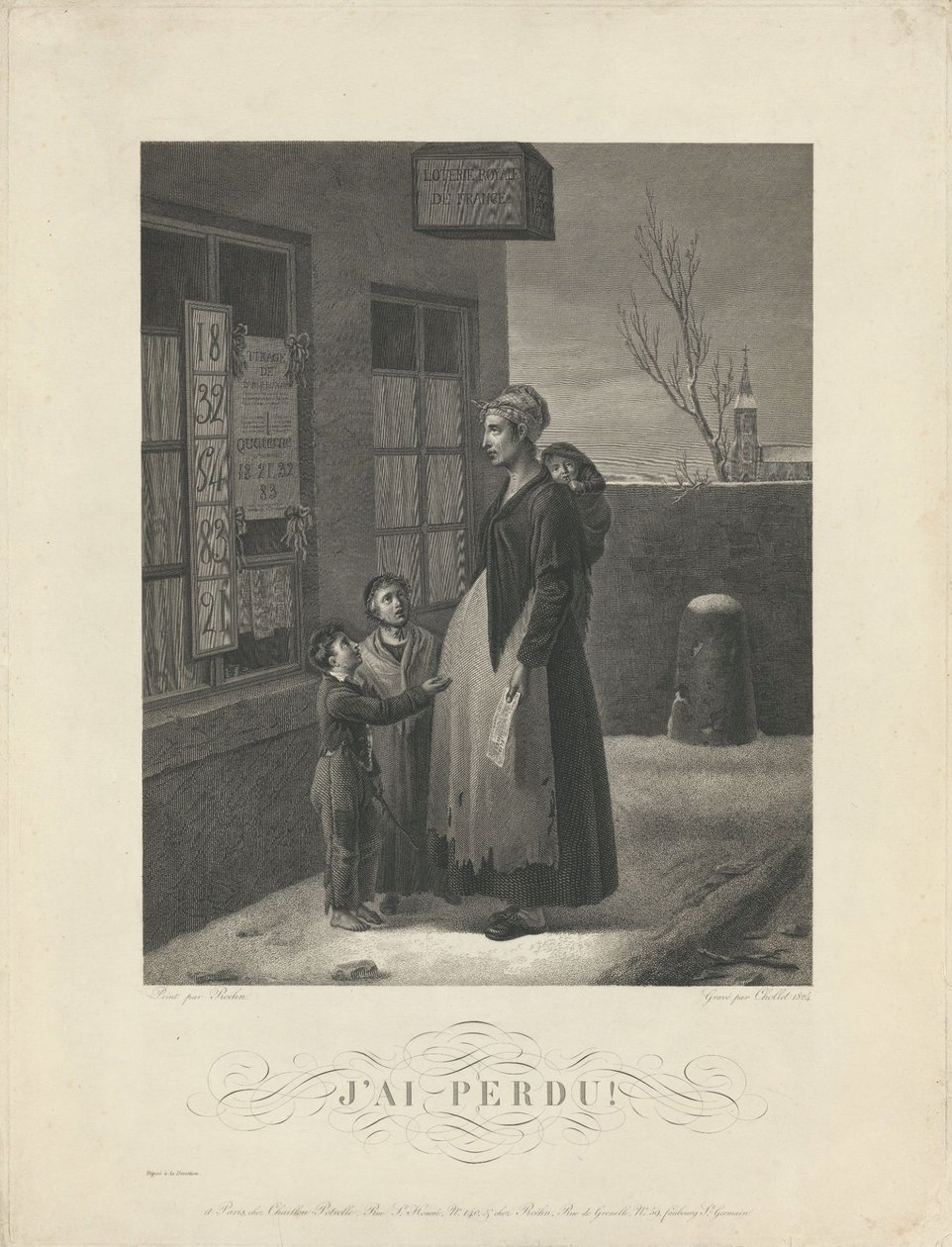 Kaybettim!, 1824 by Adolphe Roehn
