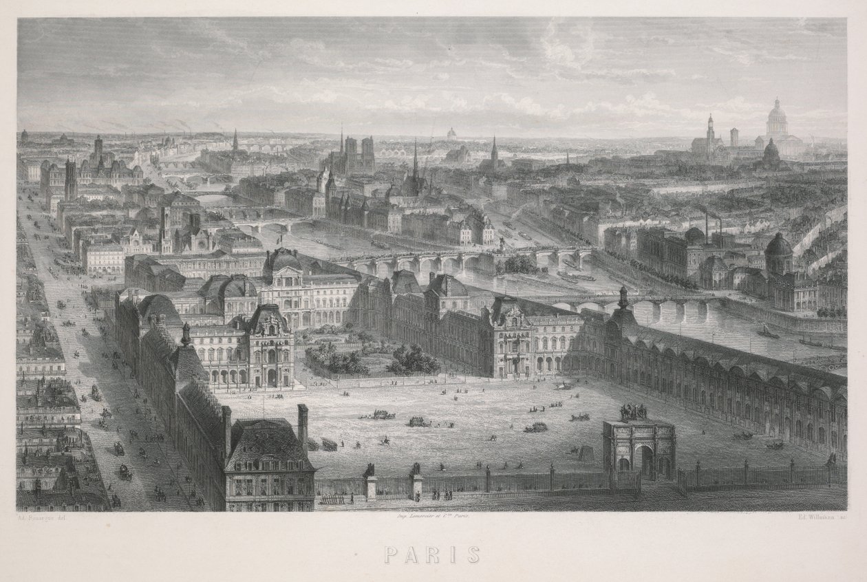 Paris. by Adolphe Rouargue