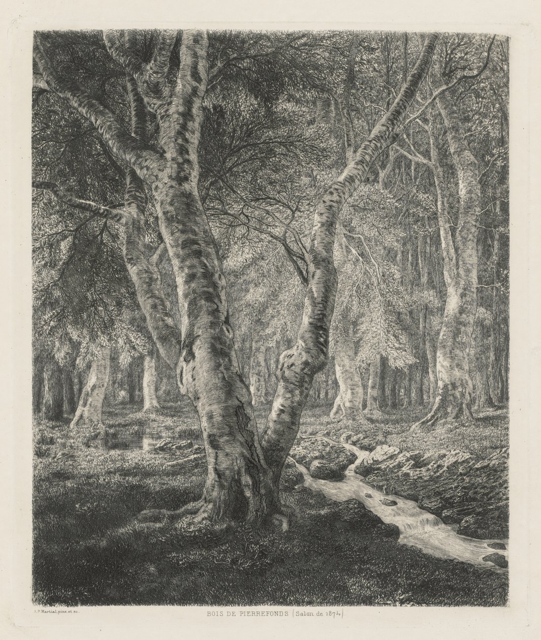 Pierrefonds Ormanları by Adolphe Théodore Jules Martial Potémont