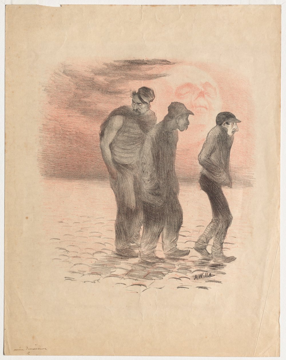 Paris Manzaraları ve Katiller by Adolphe Willette