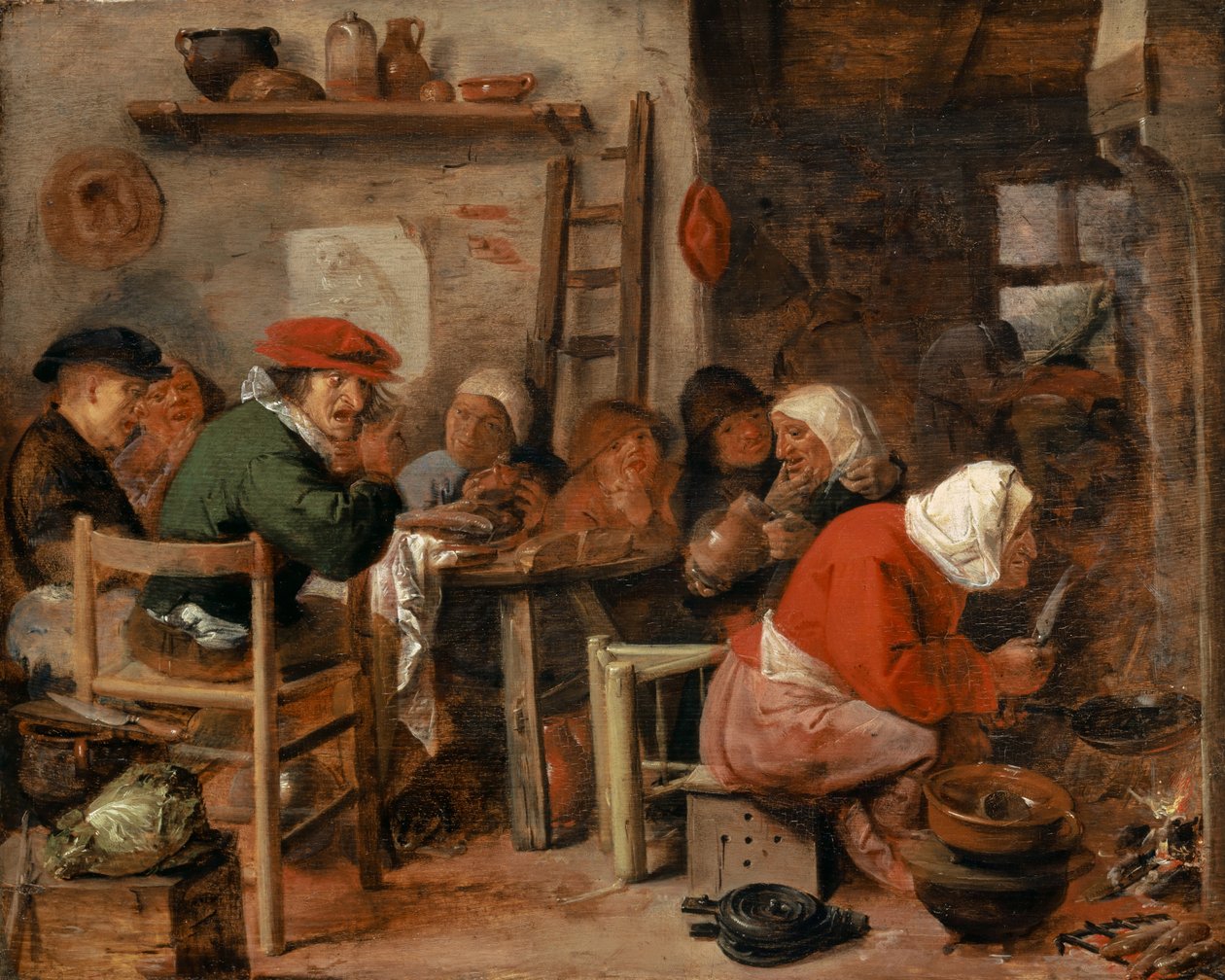 Köylü Yemeği by Adriaen Brouwer