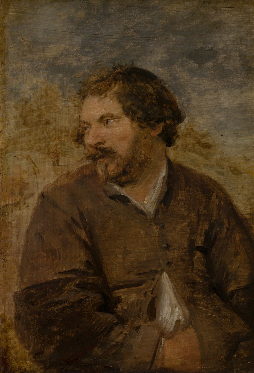Şişman adam veya Luxuria by Adriaen Brouwer