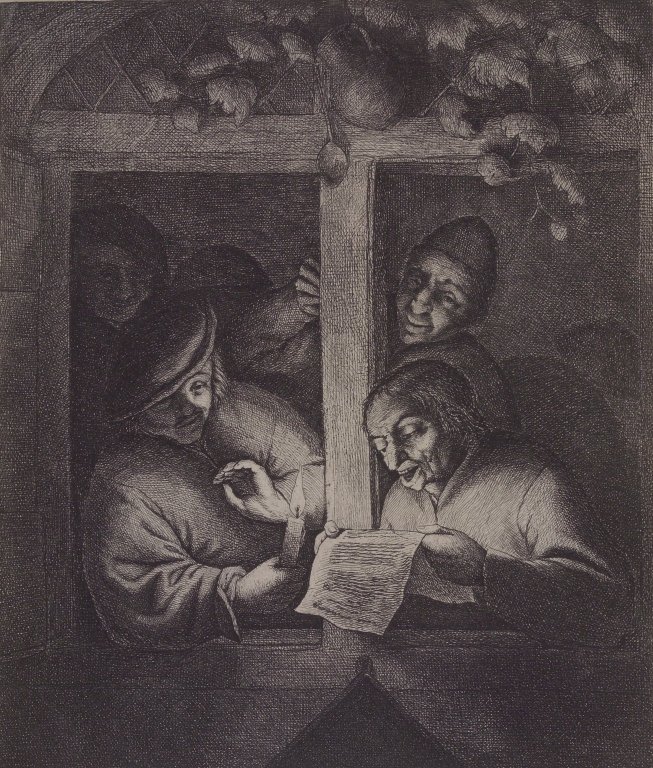 Penceredeki Şarkıcılar by Adriaen Jansz. van Ostade
