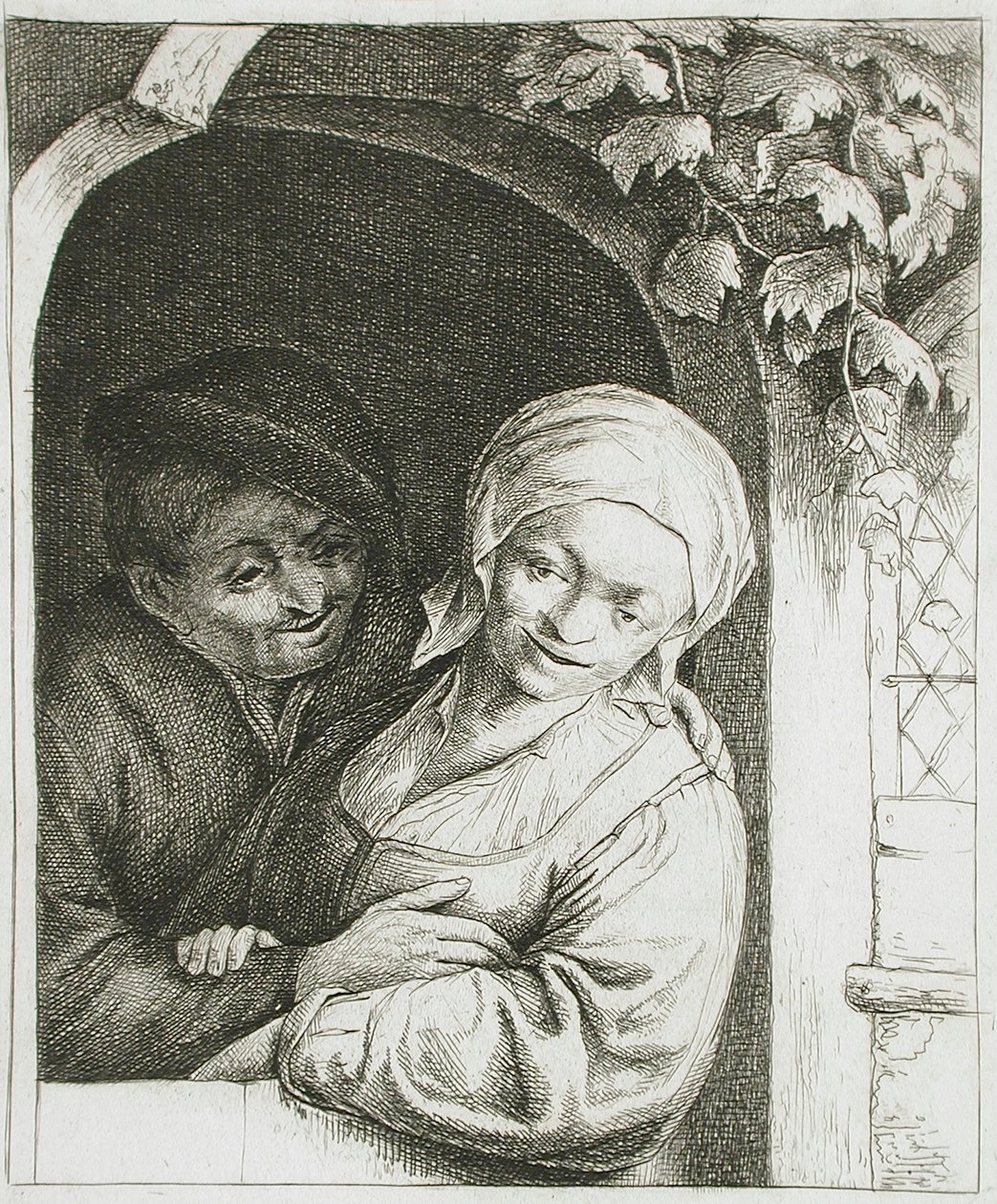Köy Romantizmi by Adriaen Jansz. van Ostade