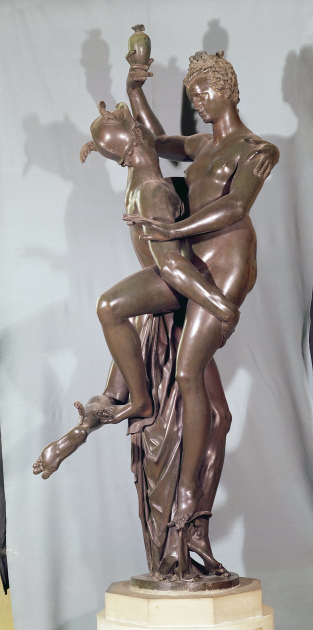 Merkür ve Ruh, 1593 (bronz) by Adriaen de Vries