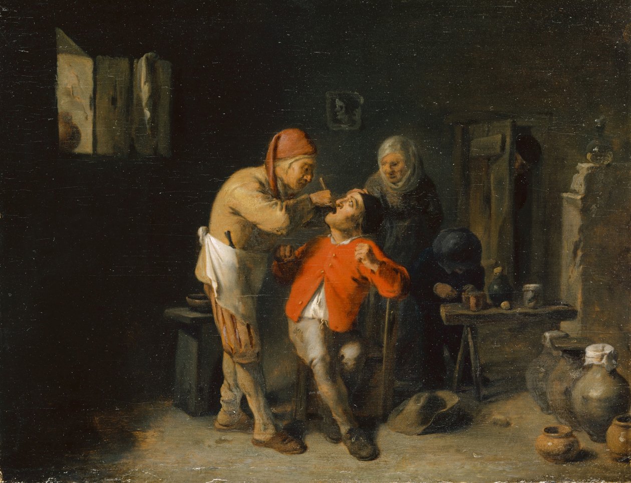 Dişçide, 1625-38 by Adriaen Brouwer