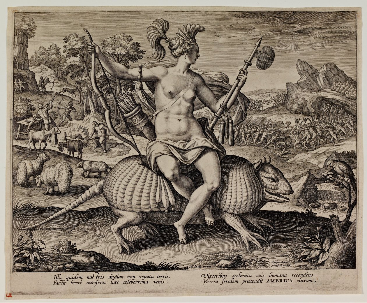 Amerika by Adriaen Collaert
