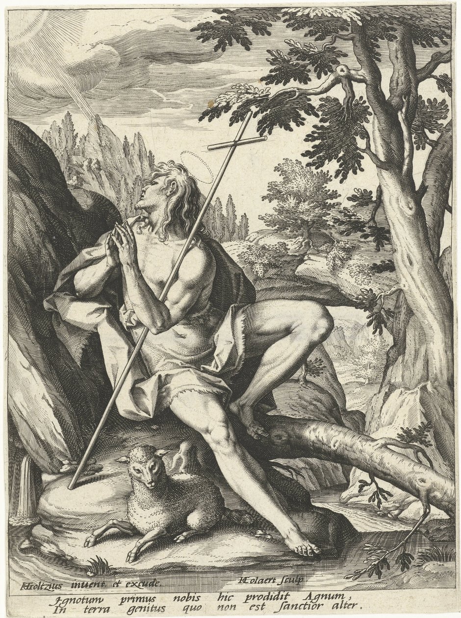 Hazreti Yahya by Adriaen Collaert