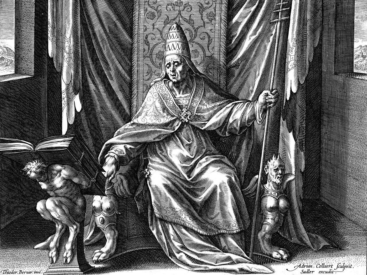 Papa I. Gregory, Büyük, c1540-1567 by Adriaen Collaert