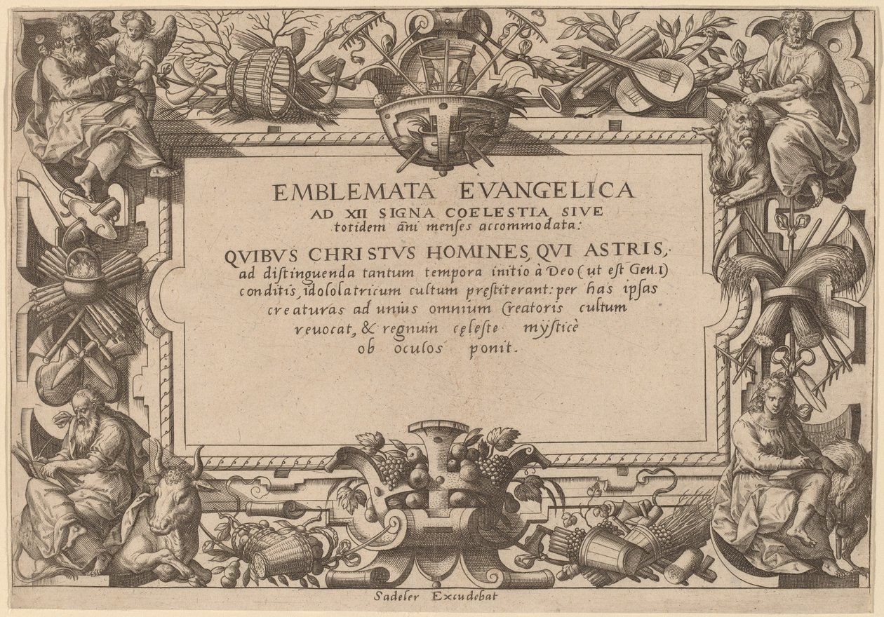 Baş sayfa by Adriaen Collaert after Hans Bol