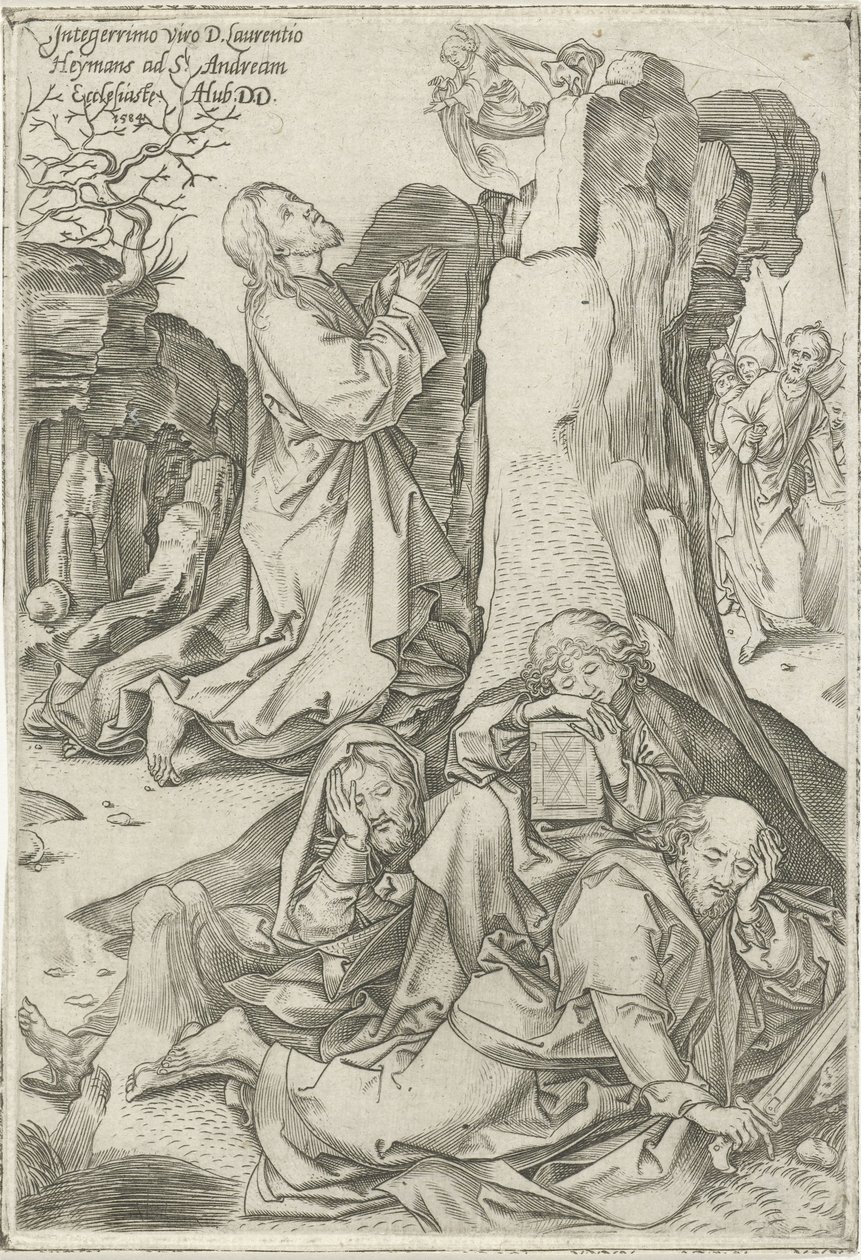 Getsemani Bahçesinde İsa by Adriaen Huybrechts (I)