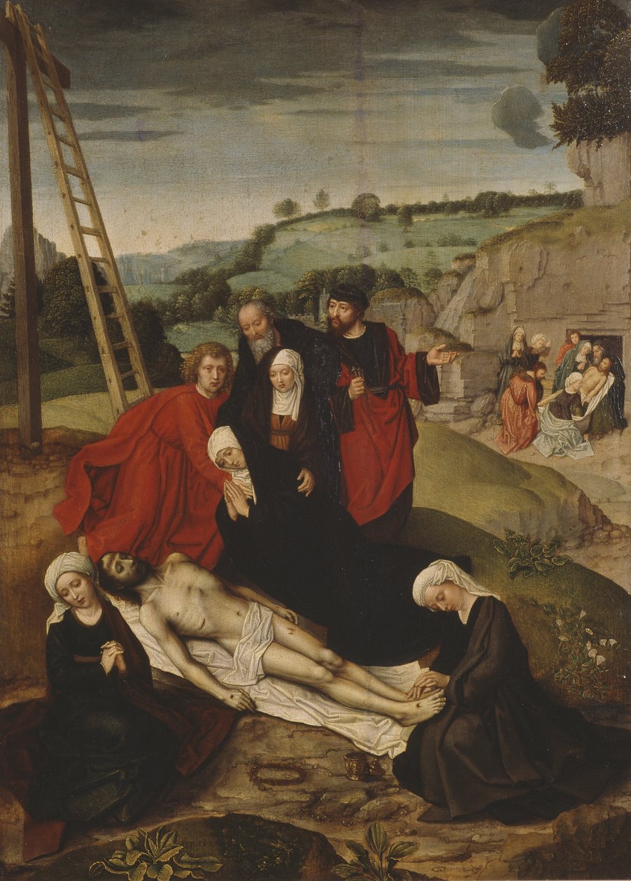 Mesih Üzerine Ağıt by Adriaen Isenbrandt or Isenbrant