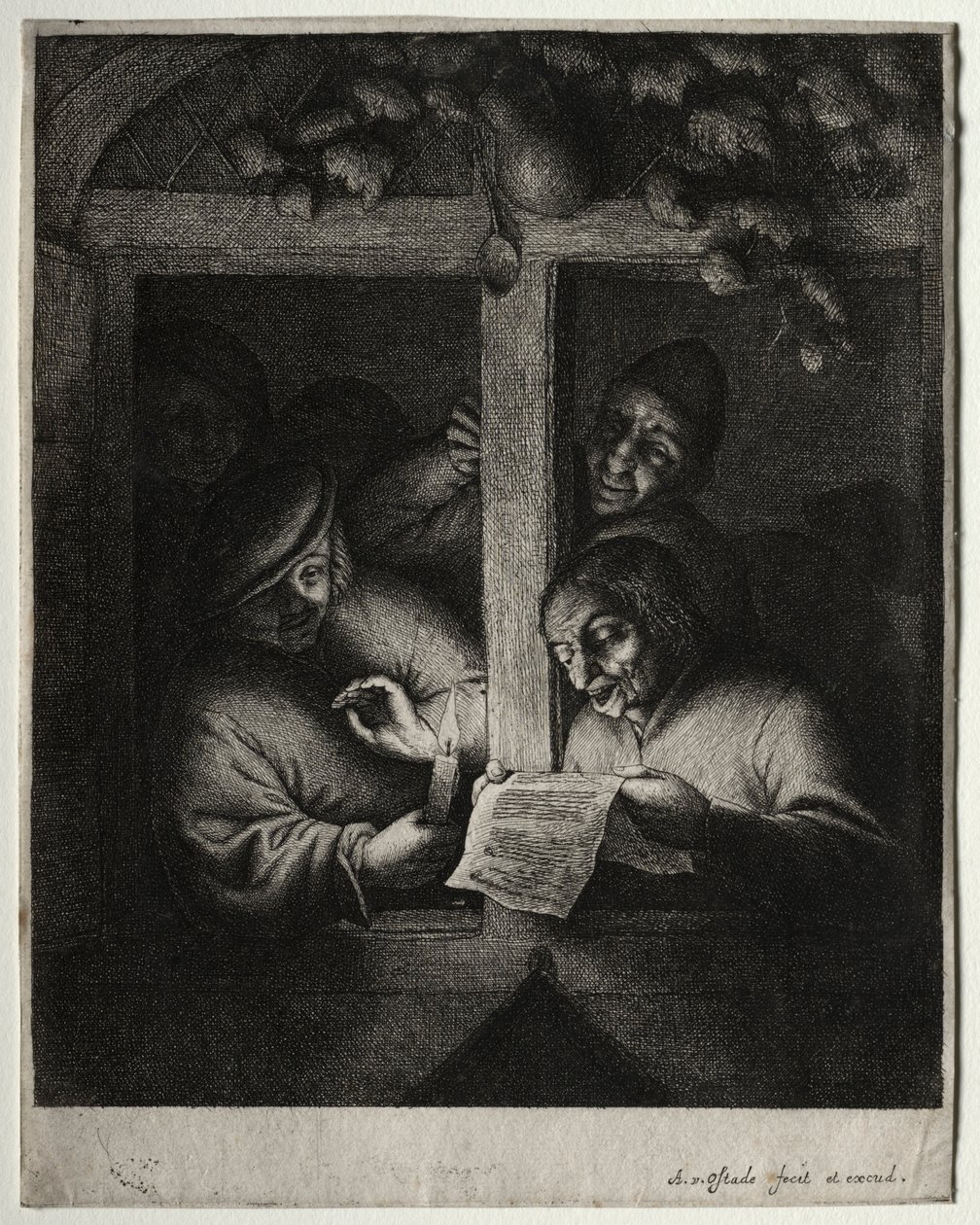 Carol Şarkıcılar. by Adriaen Jansz. van Ostade