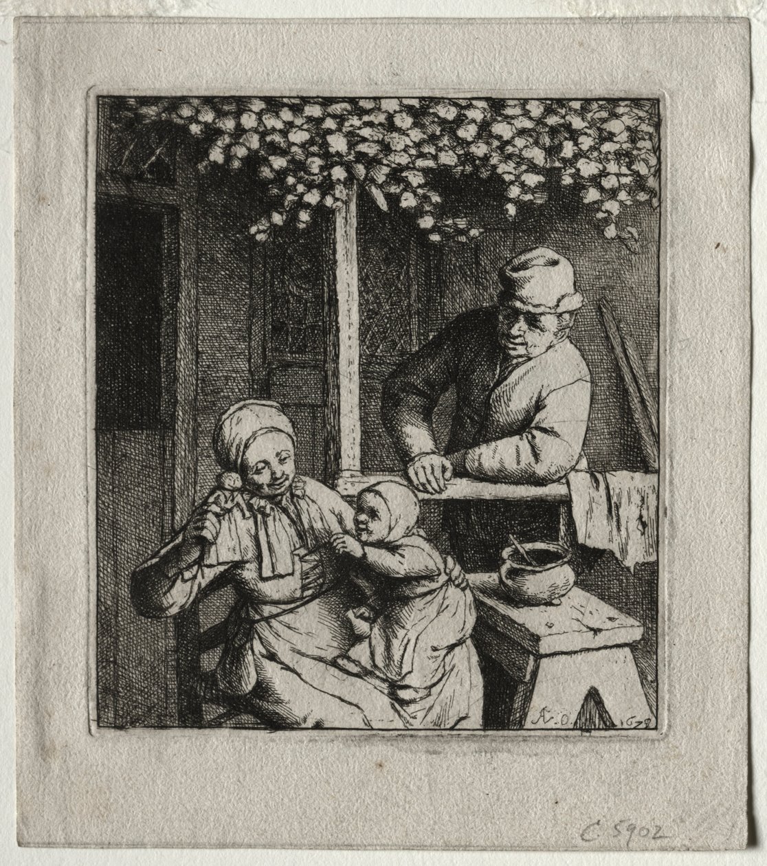 Oyuncak Bebek, 1678. by Adriaen Jansz. van Ostade