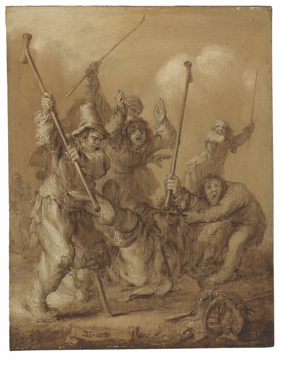 Al-Arm (panelde yağ) by Adriaen Pietersz van de Venne