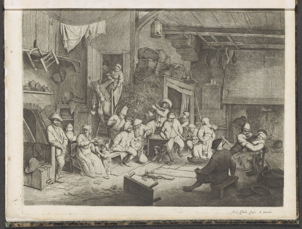 handa dans et by Adriaen van Ostade