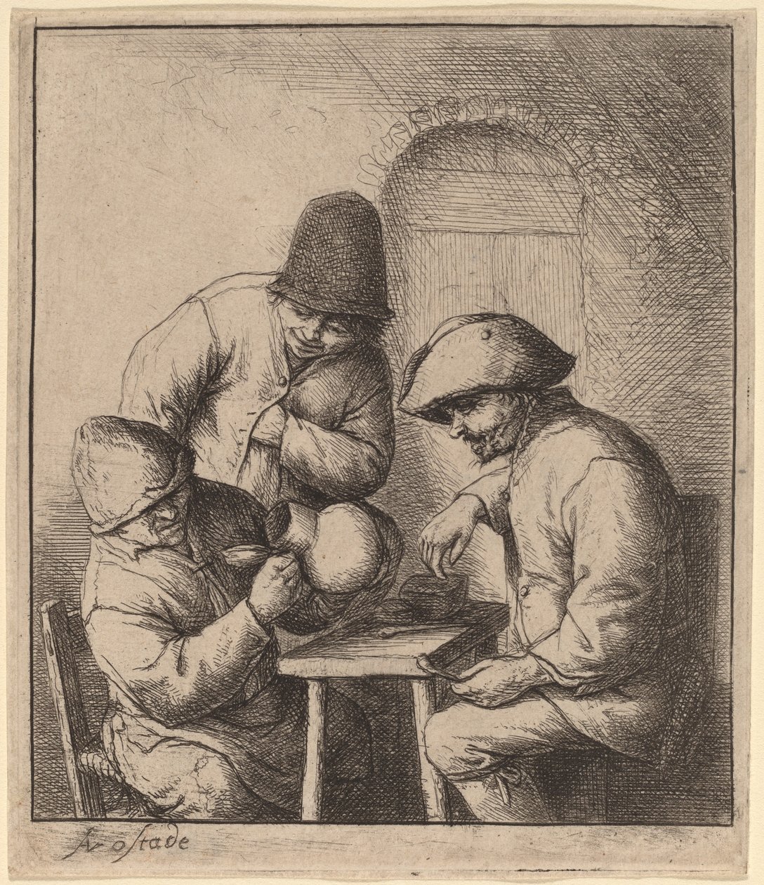 Boş Sürahi by Adriaen van Ostade