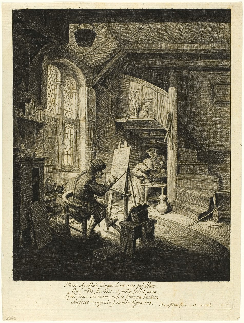 Ressam by Adriaen van Ostade