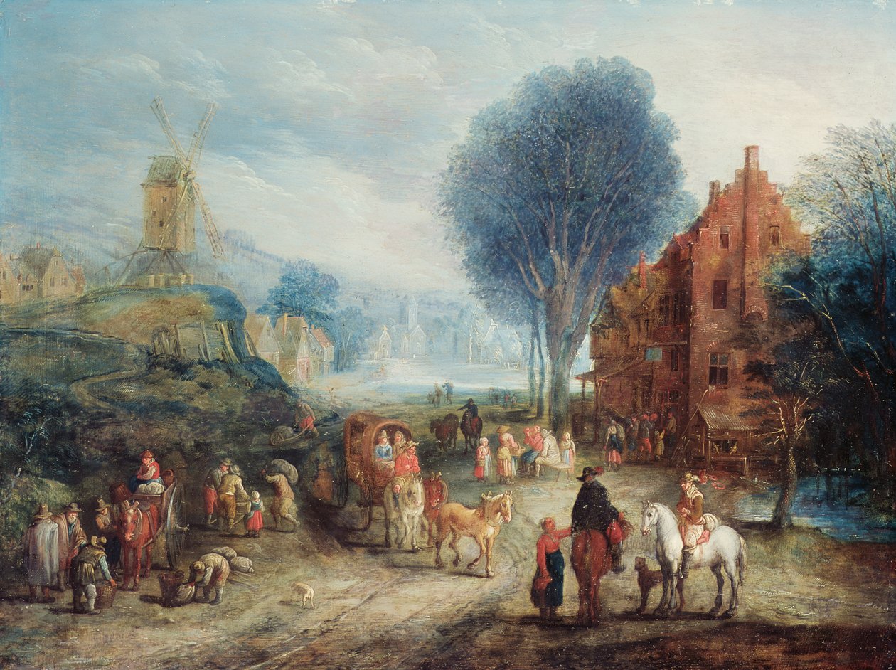 ülke sahnesi by Adriaen van Stalbemt