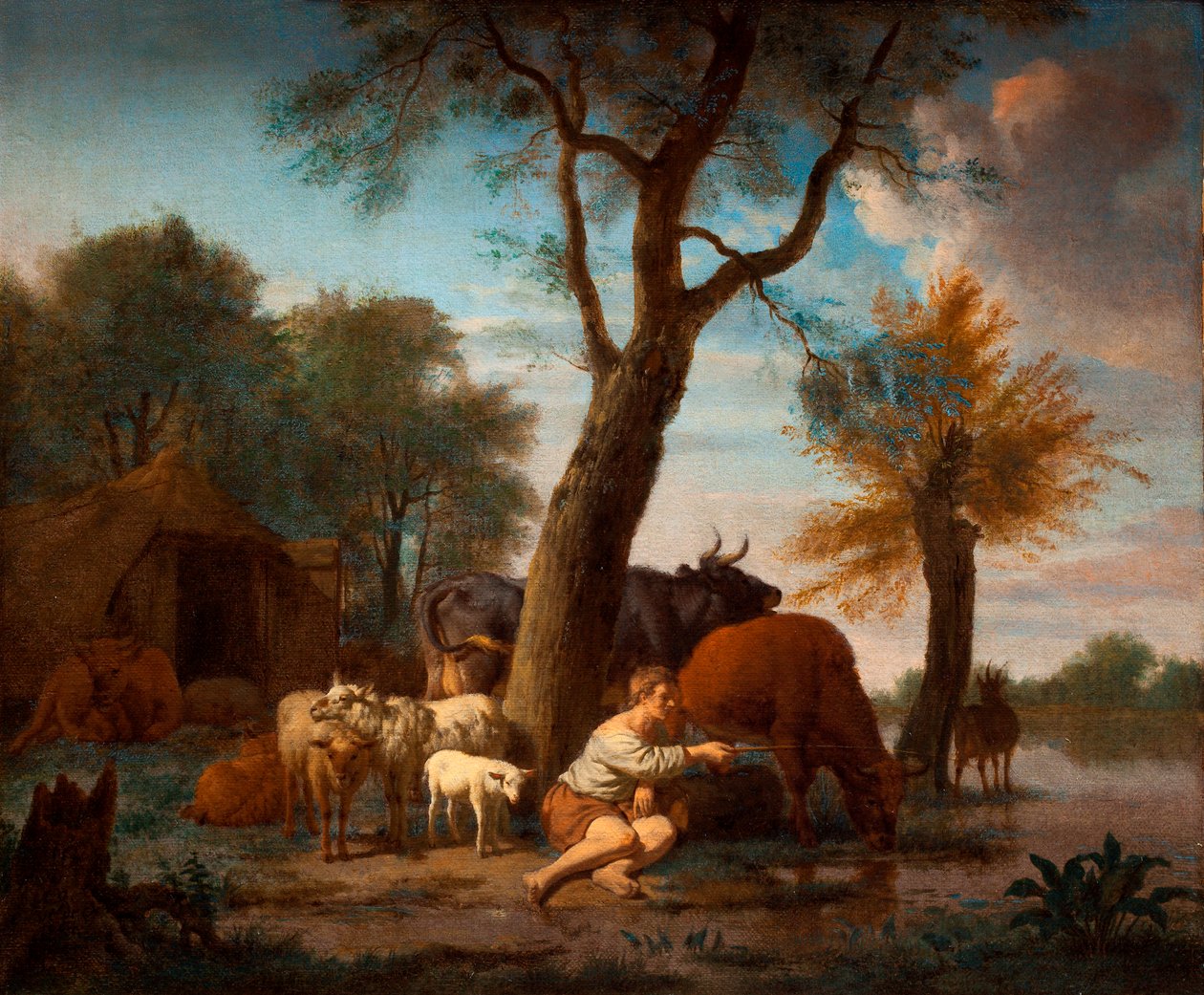 balıkçı çoban by Adriaen van de Velde