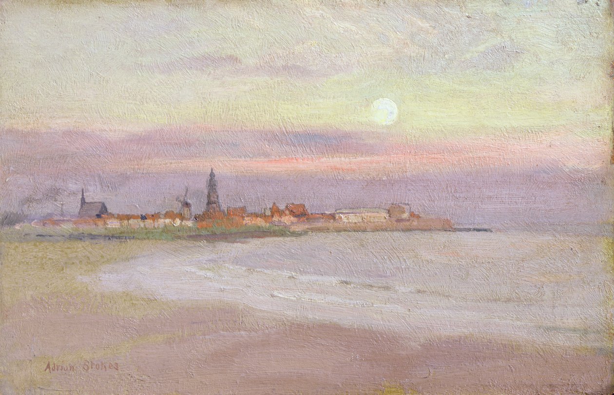 ಫ್ರೈಸ್‌ಲ್ಯಾಂಡ್‌ನಲ್ಲಿರುವ ಗ್ರಾಮ, 1900 ಟರ್ಕ್ by Adrian Scott Stokes