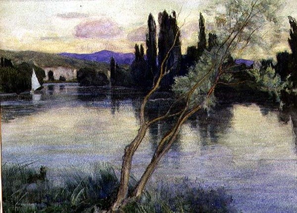 Seine Nehrinde Bir Akşam by Adrian Scott Stokes