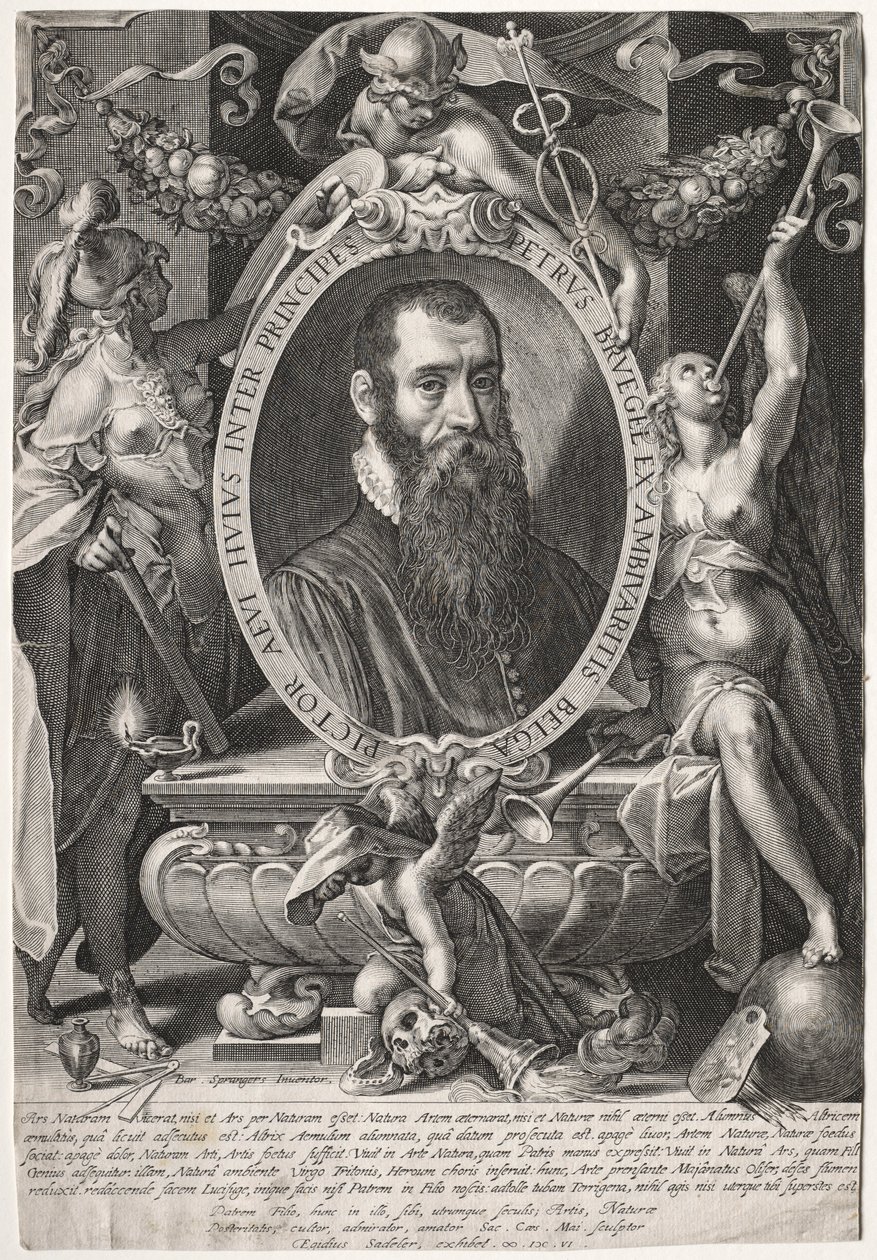 Pieter Brueghel, 1606. by Aegidius Sadeler or Saedeler