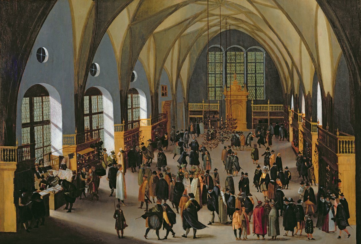 Prag Menkul Kıymetler Borsası by Aegidius Sadeler or Saedeler