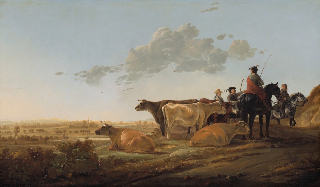 Çobanlarla Manzara by Aelbert Cuyp
