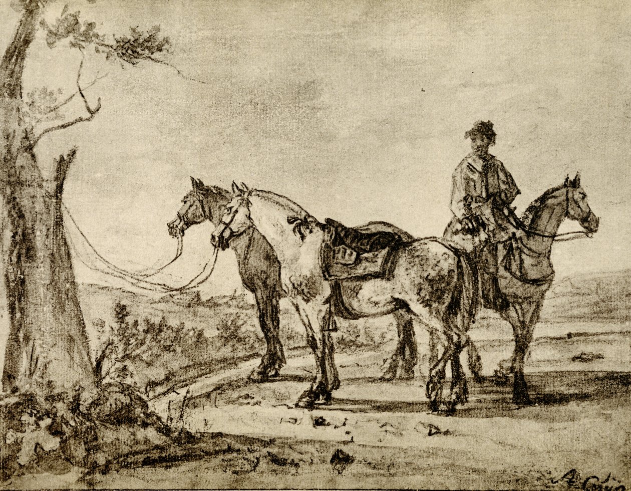 üç at by Aelbert Cuyp