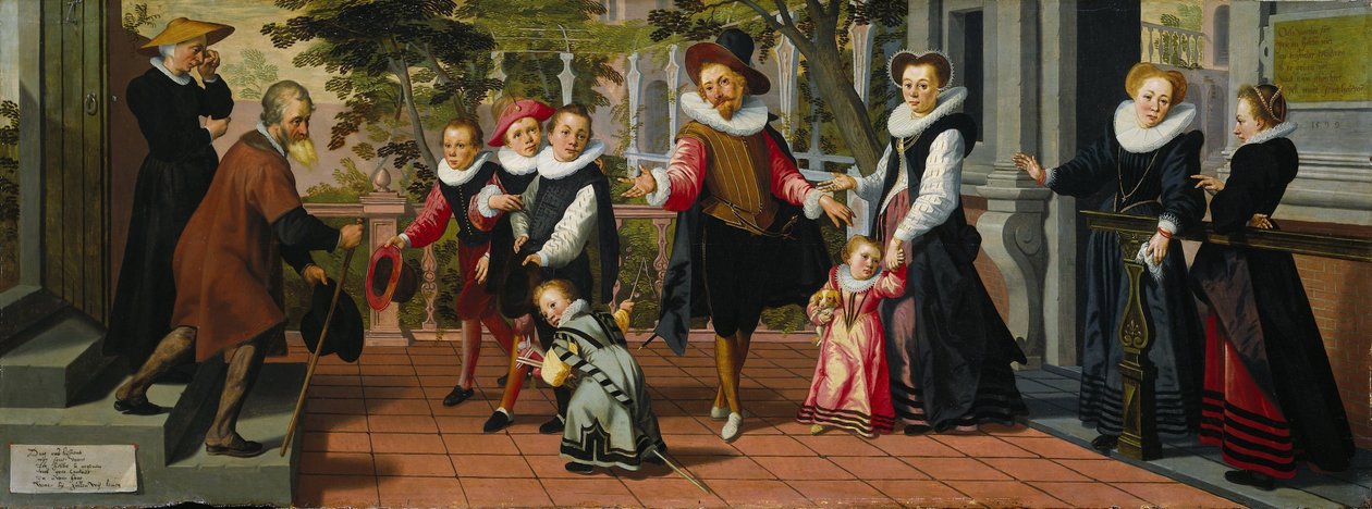 Zengin Çocuklar, Yoksul Ebeveynler by Aert Pietersz.