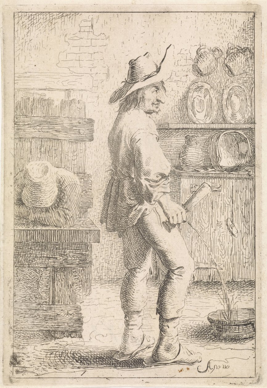 işeyen adam by Aert van Waes