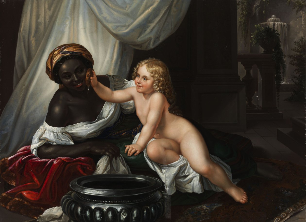 havuç yıkama by After Carl Joseph Begas
