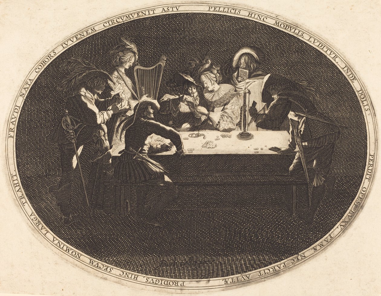 Kart Oyuncular by After Jacques Callot