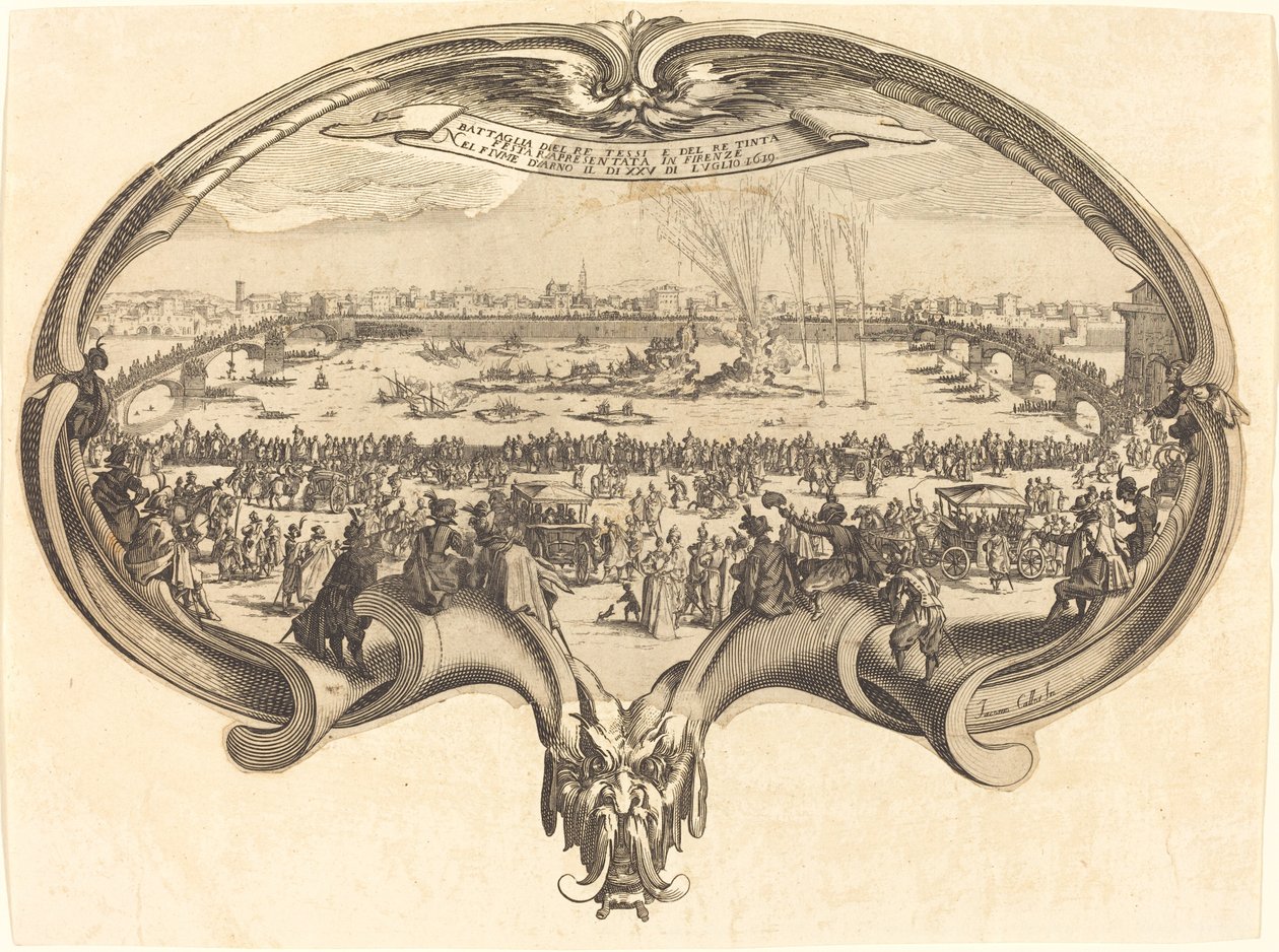 Fan by After Jacques Callot