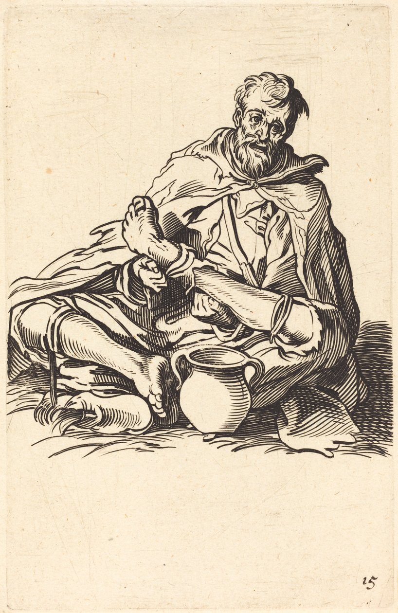 hasta adam by After Jacques Callot