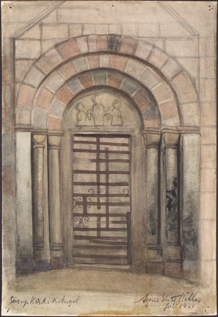 Sørup Kilisesi, Melek by Agnes Slott Møller
