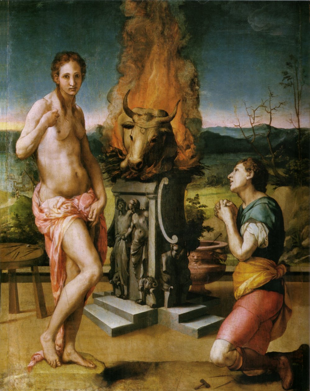 Pigmalion ve Galathea by Agnolo Bronzino