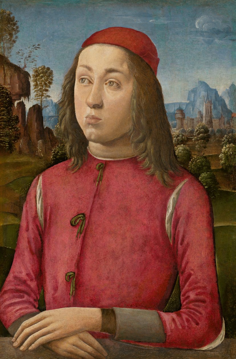 Bir Gençliğin Portresi by Agnolo di Domenico