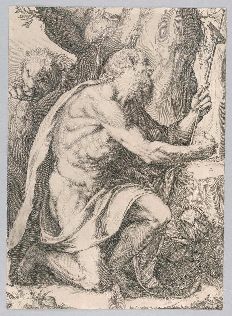 Aziz Jerome by Agostino Carracci
