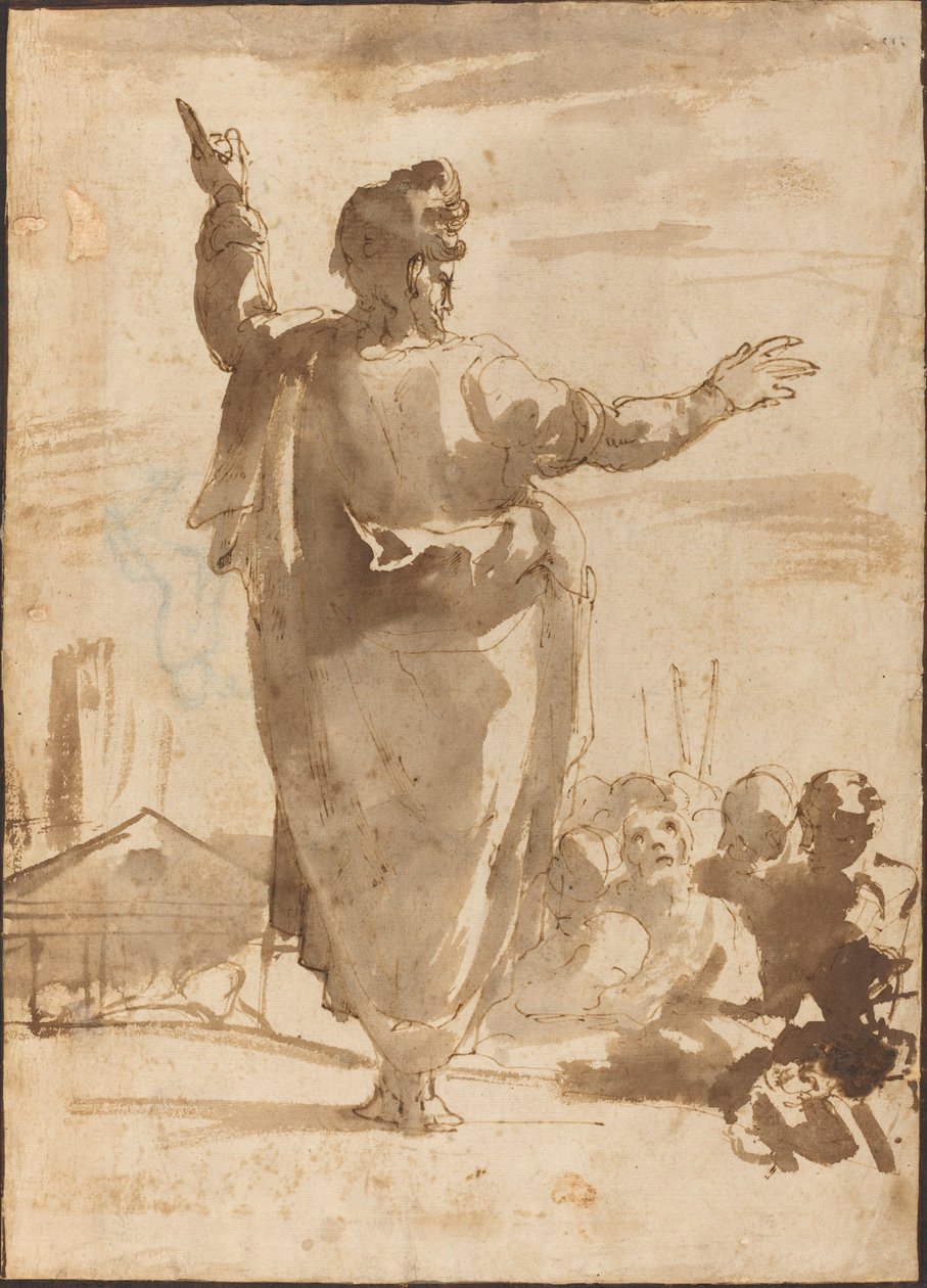 Aziz Paul Vaazı by Agostino Carracci
