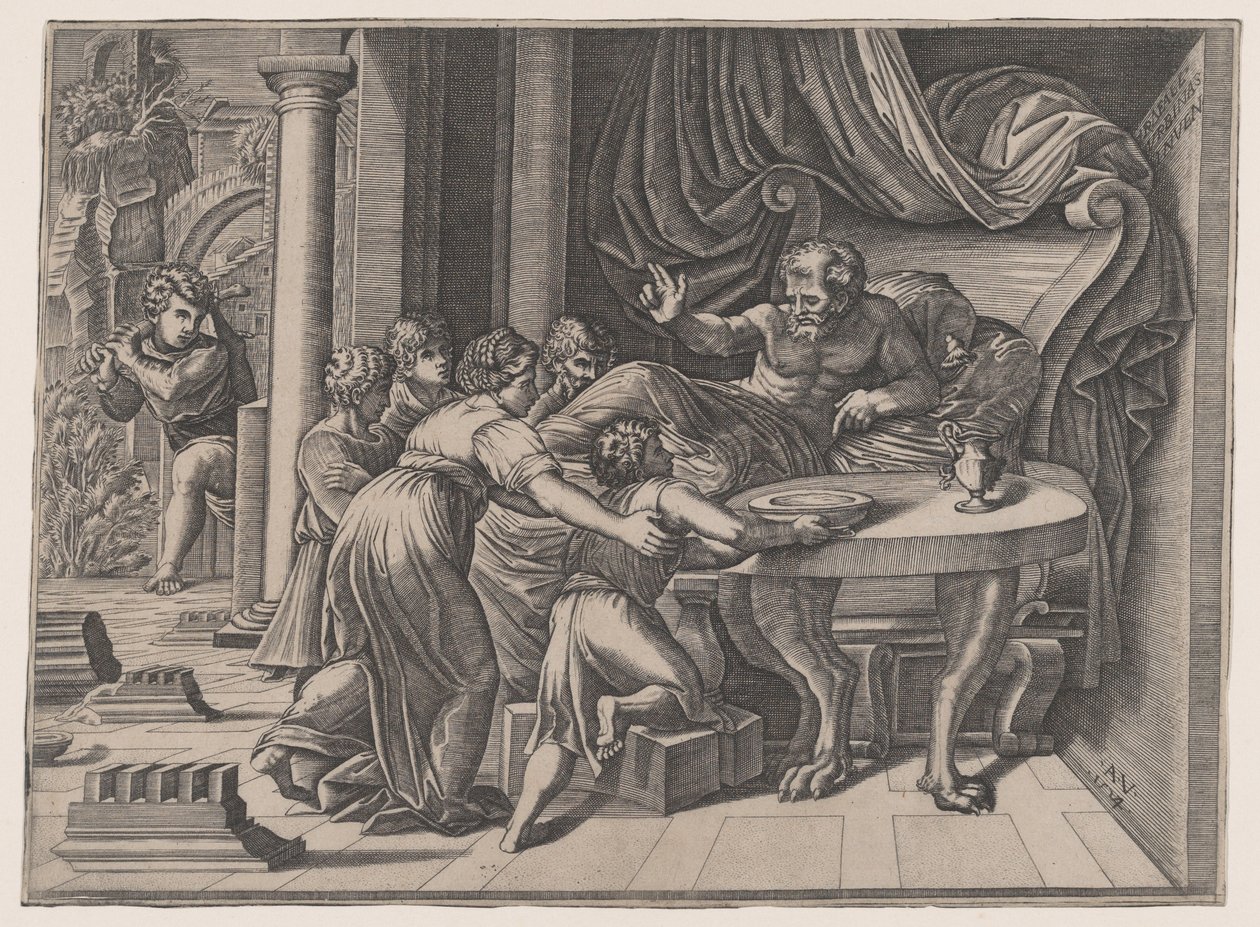 Isaac Nimet Yakup, 1524. by Agostino Veneziano