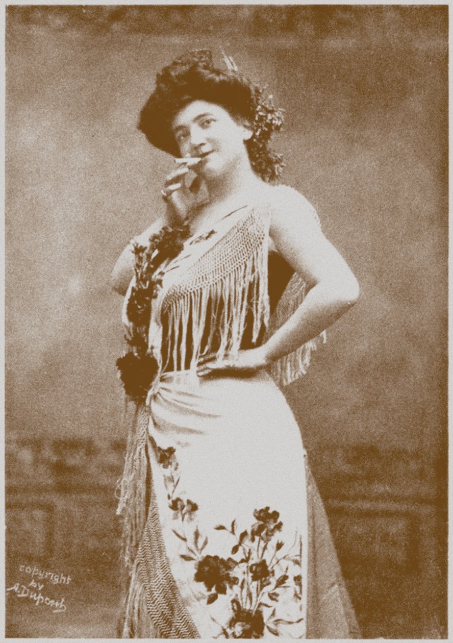 Emma Calve Carmen olarak by Aime Dupont