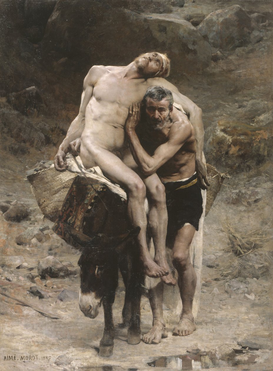 İyi Samiriyeli by Aimé Nicolas Morot